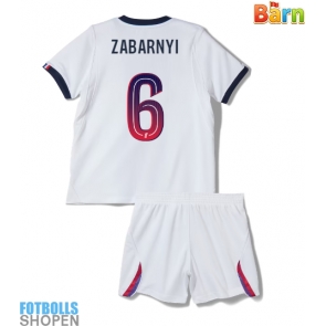 Billiga Paris Saint-Germain Ilya Zabarnyi #6 Bortatröja Barn 2026-27 Kortärmad (+ Korta byxor)
